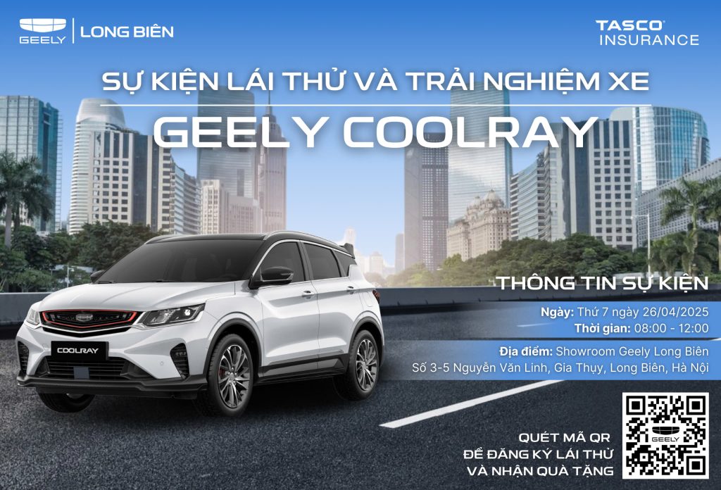 Sự kiện lái thử và Trải nghiệm xe Geely Coolray