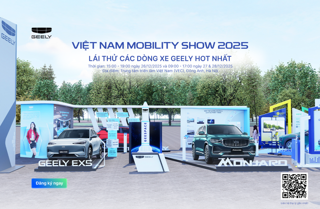 GEELY CHÍNH THỨC GÓP MẶT TẠI VIETNAM MOBILITY SHOW 2025